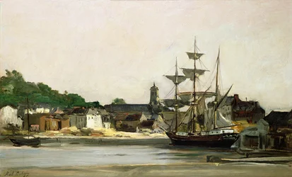 O porto em Honfleur