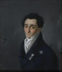 Retrato de Christofor Ekimovich Abamelik-Lazarev 1789-1871, 1820