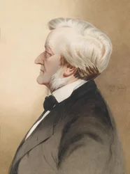 Retrato do compositor Richard Wagner 1813-1883, c. 1913