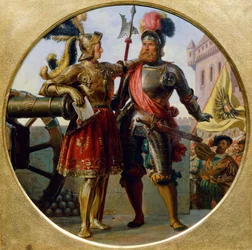 Imperador Maximiliano I e Georg von Frunsberg, 1868
