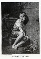 Luís XVII no templo, 1882