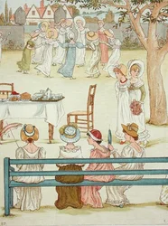 Uma festa de jardim (cor litho)