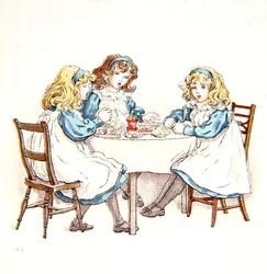 Festa do Chá das Meninas, ilustração do 