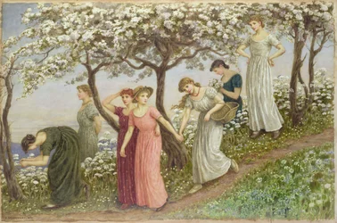 Através das Flores Brancas, 1891 (wc)