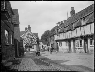 Church Street, Princes Risborough, Wycombe, Buckinghamshire, 01/06/1918 (foto a p/b)