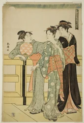 Moon, da série "Neve, Lua e Flores do Mundo Flutuante (Ukiyo setsugekka)"