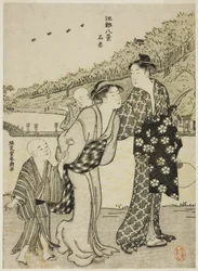 Shinobazu Pond, da série "Eight Views of Edo (Koto hakkei)"