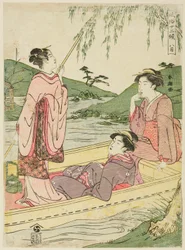 O Oitavo Mês (Hachigatsu), da série "Costumes Populares dos Doze Meses (Fuzoku juni ko)"