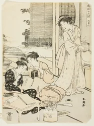 O Sexto Mês (Rokugatsu), da série "Costumes Populares dos Doze Meses (Fuzoku juni ko)"