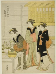 Yagenbori, da série Te, "Fashio na be-san ds of Edo (incluído por Edo Sunako)"