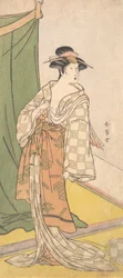 A mulher de Segawa Kiku é boa, não é? 1785.