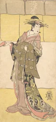 Um Actor da Linha Segawa Tomisaburo como Courtesan, ca. 1790.