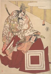 Ichikawa Danjuro V em uma Performance Shibaraku..., ca. 1786.