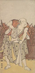 O Segundo Nakamura Sukegoro como um Velho, ca. 1788.