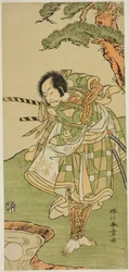O ator Ichikawa Danjuro V em um papel não identificado