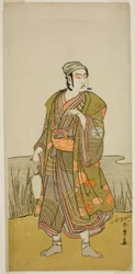 Ichimura Uzaemon Doctor X As Tee Potter Hammer Member Tee Pay Higashiyama Por excesso de folhas de outono, realizado no Tee Ichimura Tee th, 1778
