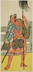 Ichimura Uzaemon Ichimura Doctor X Como tee guy Matahei tee Pay Era uma vez o modelo de Man Snow, realizado no tee Ichimura tee , 1781