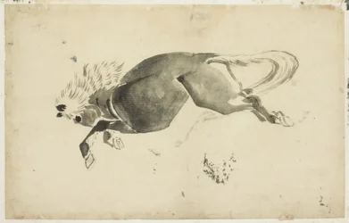 Running Horse, c.1815-1849 (tinta sobre papel)