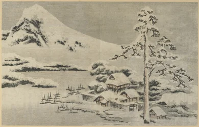 (Seaside Village in Snow), 1814