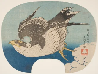 A Hawk in Flight, c.1840 (impressão em bloco de madeira)