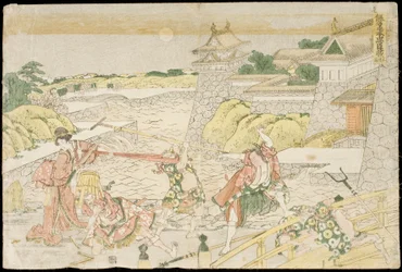 Ato III da peça Kanadehon Chūshingura, «Um Manual de Kana para o Tesouro dos Vasalos Leais»