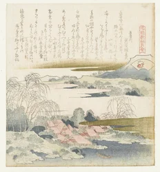 Concha de brocado Nishikigoi (título no objeto) Uma comparação de poemas e conchas de Genroku (título da série) Genroku kasen kaiawase (título da série no objeto)