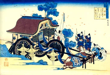 Da série Cem Poemas de Cem Poetas: Sugawara no Michizane, c1830.