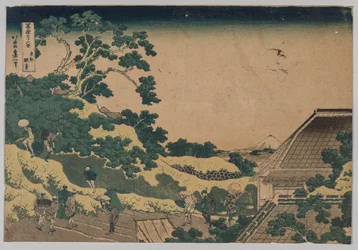 Fuji, de Surugadai, em Yedo