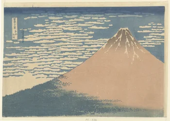 Tempo limpo e uma brisa do sul
Gaifu kaisei (título sobre o objecto)
36 vistas do Monte Fuji (título da série)
Fugaku sanjurokkei (título da série sobre o objecto)