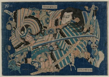 Kamakura no Gengoro Apreendendo Torinoumi Tasaburo, início da década de 1830.