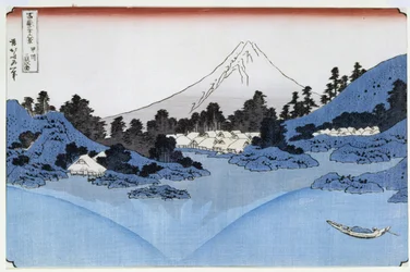 Monte Fuji Refletido no Lago Misaica, da série 
