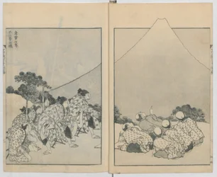 Monte Fuji das Brumas Vol. 1, Monte Fuji do Dragão Ascendente Vol. 2, 1834-35.