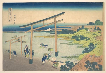 Baía de Noboto (Noboto no ura), da série «Trinta e seis vistas do Monte Fuji» (Fugaku sanjūrokkei)