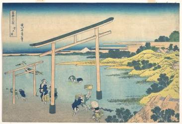 Baía de Noboto (Noboto no ura), da série «Trinta e seis vistas do Monte Fuji» (Fugaku sanjūrokkei)