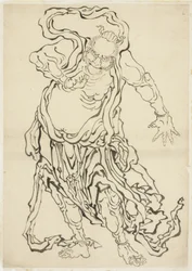 Um dos Nio (A Guardian), c.1815-1849 (tinta sobre papel)