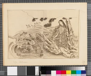 Cenas da guerra entre o Japão e a Coreia, finais do século XVIII e primeira metade do século XIX (tinta e aguada sobre papel)