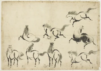 Estudos de cavalos, c. 1815-1849