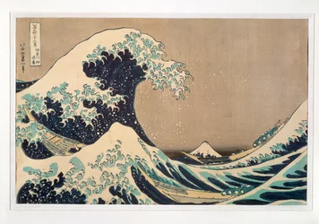 Sob a onda de Kanagawa ou A grande onda, c.1830-31 (xilogravura)