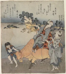Vista de Shichiri-ga-hama, 1820-1834