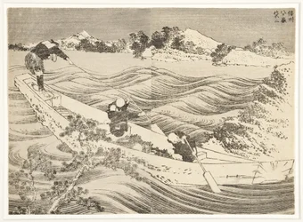 Yatsugatake na província de Shinano, 1834-35 (woodblock)