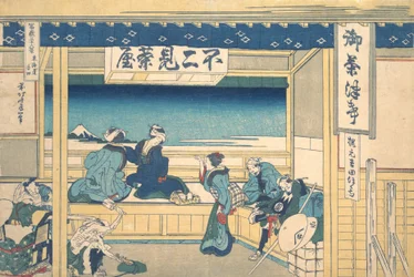 Yoshida no Tokaido Tokaido Yoshida, da série Trinta e Seis Vistas do Monte..., ca. 1830-32.