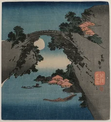 A Ponte dos Macacos, no início da década de 1830.