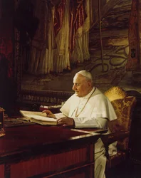 Retrato do Papa João XXIII (1958 - 1963). Foto felici © Farabola/ Leemage