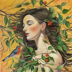 Mulher da Floresta Sereno