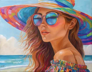 Moda de praia de verão