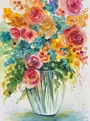 Bouquet floral vibrante