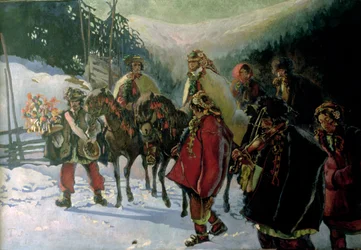 Casamento Hucul, 1909