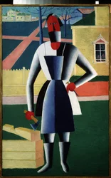 Um Carpinteiro (óleo sobre tela)