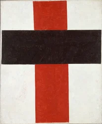 Cruz suprematista hierática de Kazimir Severinovich Malevich (1878-1935)