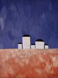 Paisagem com cinco casas, c.1932